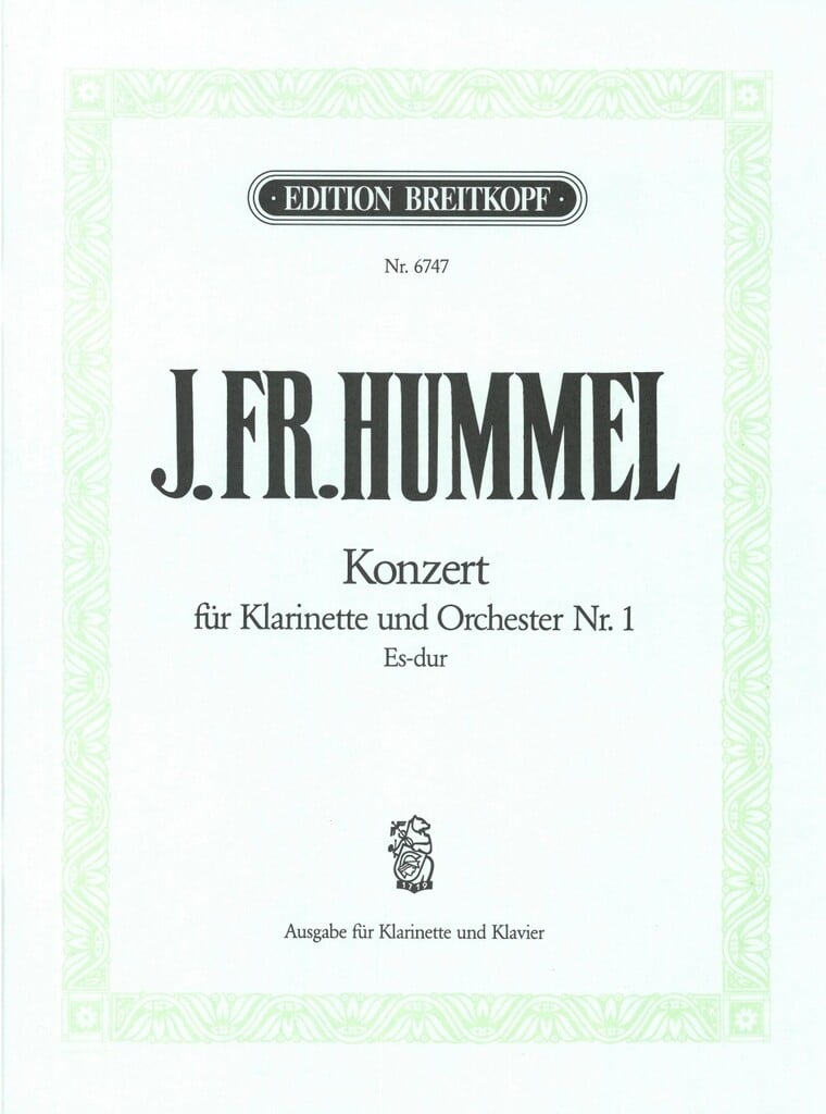 Klarinettenkonzert Nr.1 Es-dur